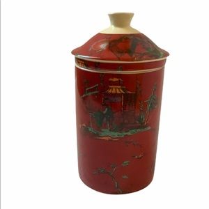 World market ceramic tea maker cup with lid and infuser Artesian red